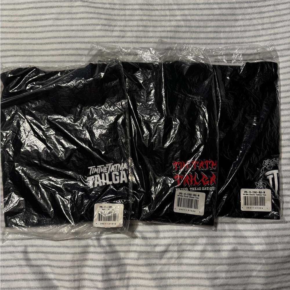 TimTheTatman 2022 Tailgate - Black T-Shirts Set